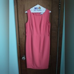 Salmon Kasper shift dress size 6